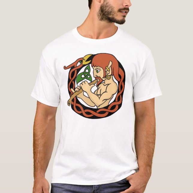 Knotwork älva tee shirt (Framsida)