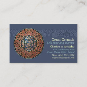 Knotwork cirklar visitkortar, stil B Visitkort