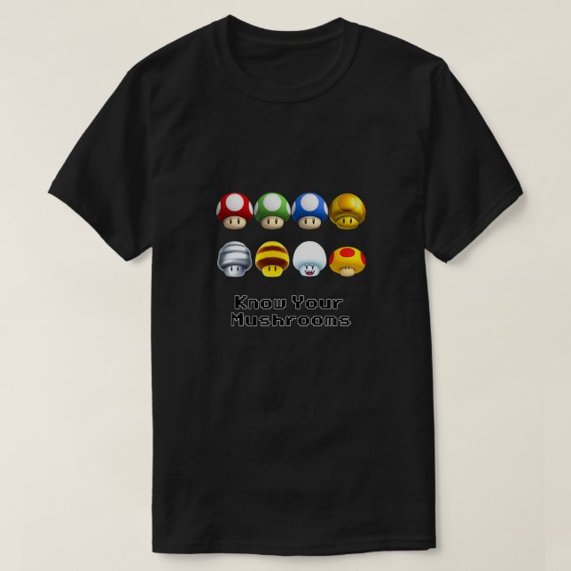 Know Dina svampar T Shirt (Design framsida)