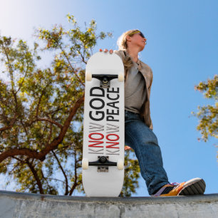 Know Gud Know Peace Mini Skateboard Bräda 18,5 Cm