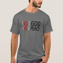 Know Gud Know Peace T Shirt