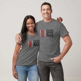Know Gud Know Peace T Shirt