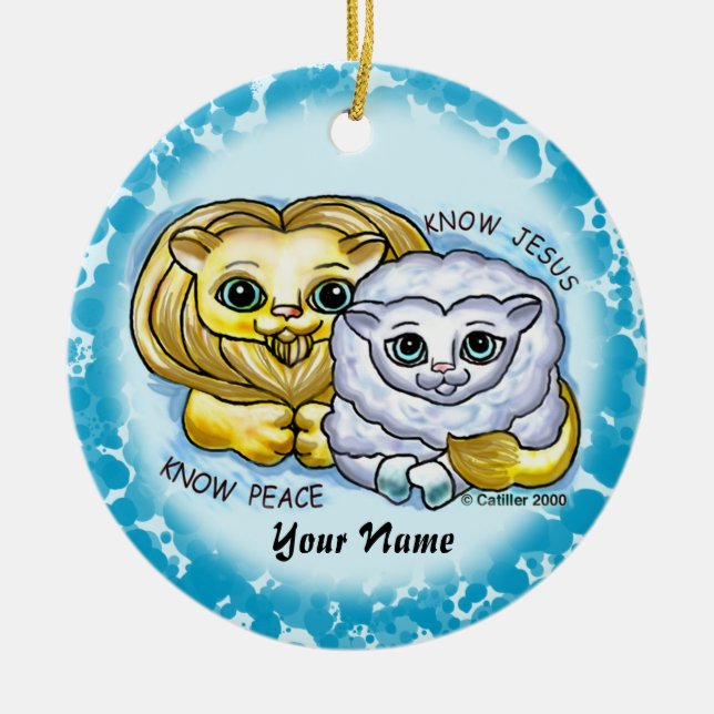 Know Jesus Christian ornament (Framsidan)