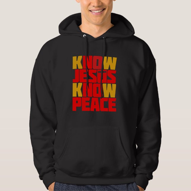 KNOW JESUS KNOW FRED HOODIE (Framsida)