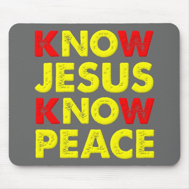 Know Jesus Know Peace Christian Musmatta (Framsidan)