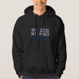 Know Jesus Know Peace Manar Christian T-shirt Sweatshirt Med Luva