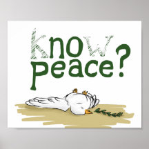 Know Peace Civil Rights Protest Poster Art