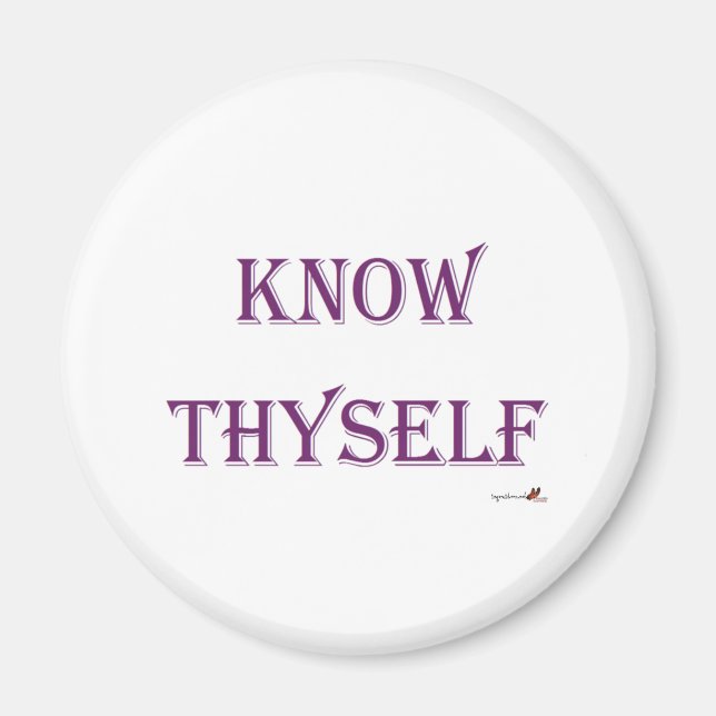 Know Thyself Magnet (Framsidan)