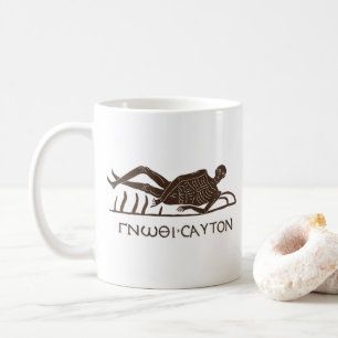 Know Thyself Memento Mori Mosaic Kaffemugg