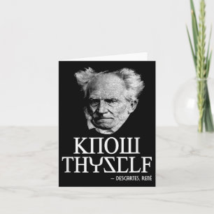 Know Thyself Socrates Descartes Schopenhauer Philo Kort