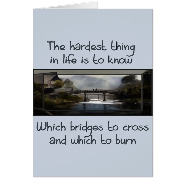 Know which Bridge OBS Kort (Framsidan)