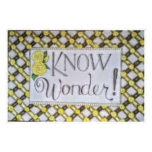 Know Wonder! - Väggkonst