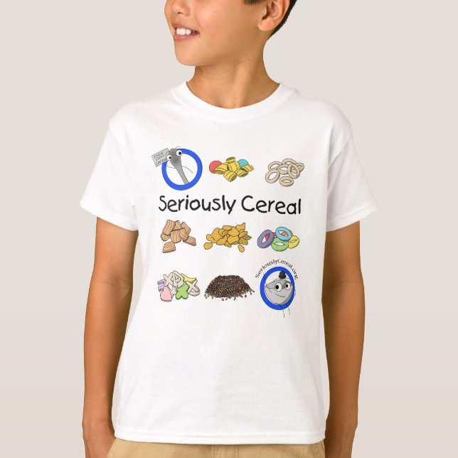 Know Your Cereal Kids Shirt T (Framsida)