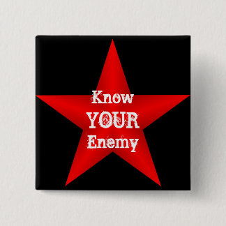 Know Your Enemy Button Knapp