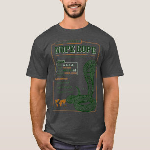 Know Your Nope Rope AKA Snake Funny Snake  T Shirt