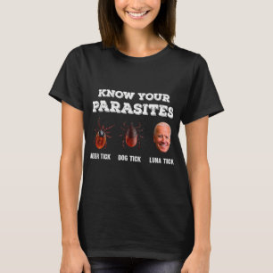 Know Your Parasites Anti Joe Biden T Shirt