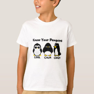 Know Your Penguins Coola Lugn Crazy T Shirt
