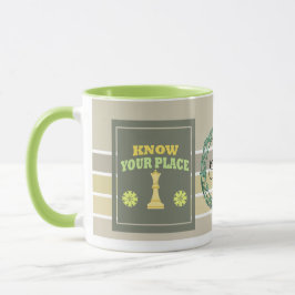 Know Your Place – Personalized Floral Affirmation Mugg