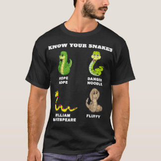 Know Your Snakes Funny Names Danger Noodle Nope Ro T Shirt