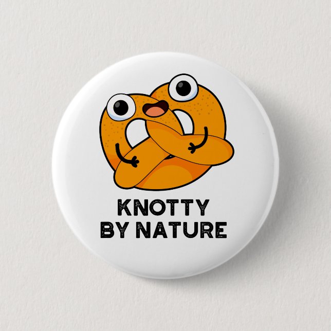Knowledge By Nature Funny Pretzel Pun Knapp (Framsida)
