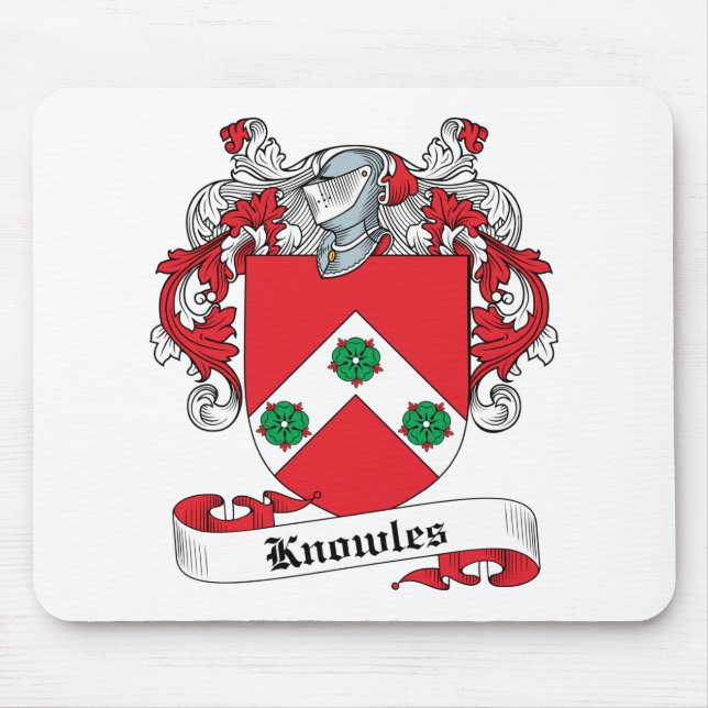 Knowles familjvapensköld musmatta (Framsidan)