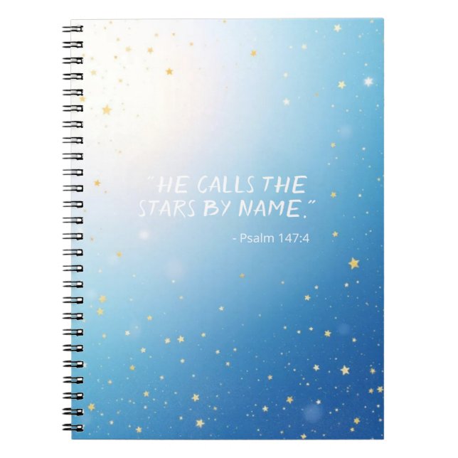 "Known by Name" Starfield Prayer & Promise Journal Anteckningsbok (Framsidan)