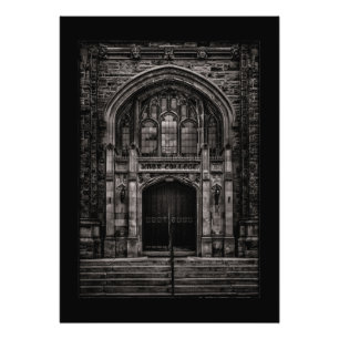 Knox College Entrance No 1 med Gräns Fototryck