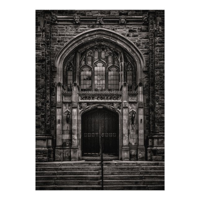 Knox College ingång nr 1 Fototryck (Framsidan)