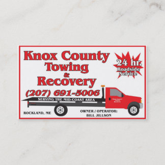 Knox County bogsera Visitkort