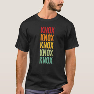 Knox County Texas Rainbow Text T Shirt