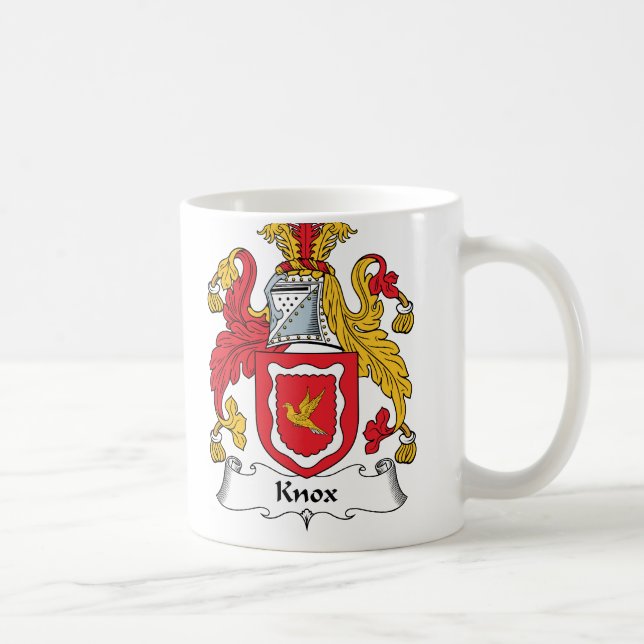 Knox familjvapensköld kaffemugg (Höger)