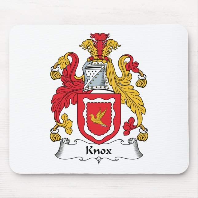 Knox familjvapensköld musmatta (Framsidan)