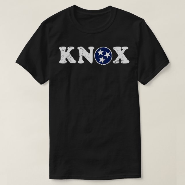 Knox Knoxville Flagga Tennessee T Shirt (Design framsida)
