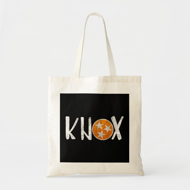 Knox Vintage Distress Knoxville Tennessee Footba Tygkasse (Framsidan)