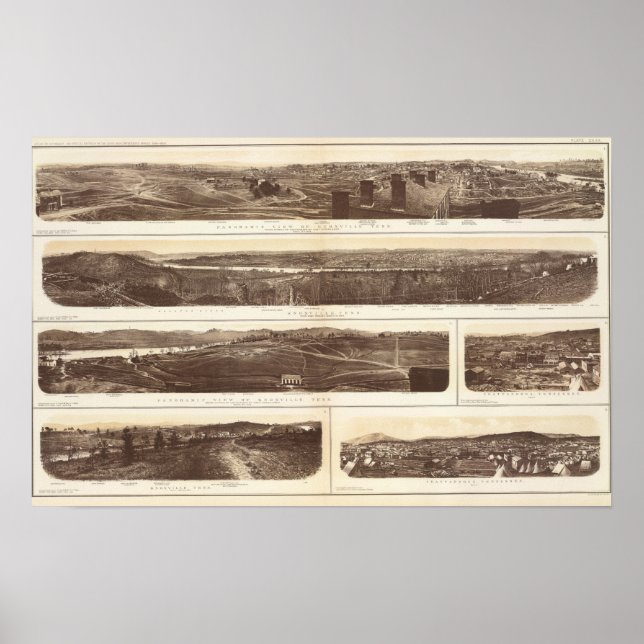 Knoxville, Chattanooga Poster (Framsidan)