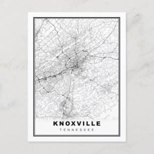Knoxville Karta Helg Vykort