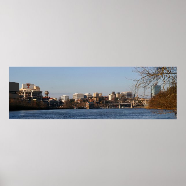 Knoxville River Panoramic Poster (Framsidan)