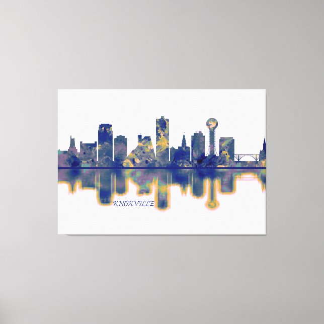 Knoxville Skyline Canvastryck (Framsida)
