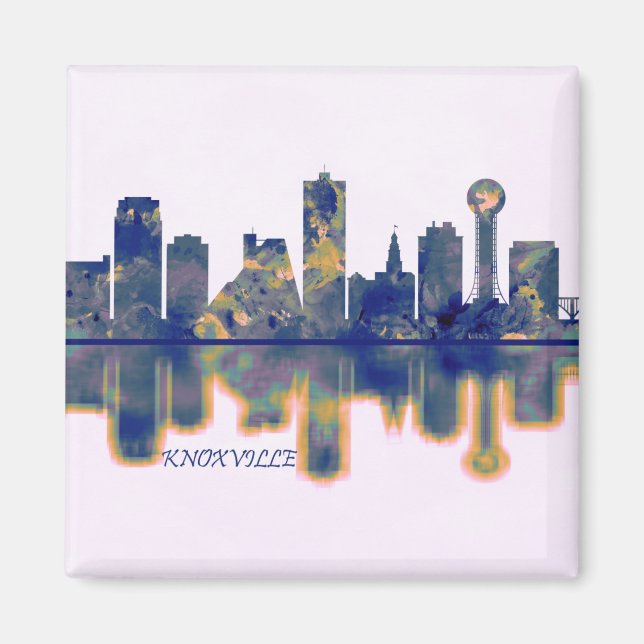 Knoxville Skyline Magnet (Framsidan)