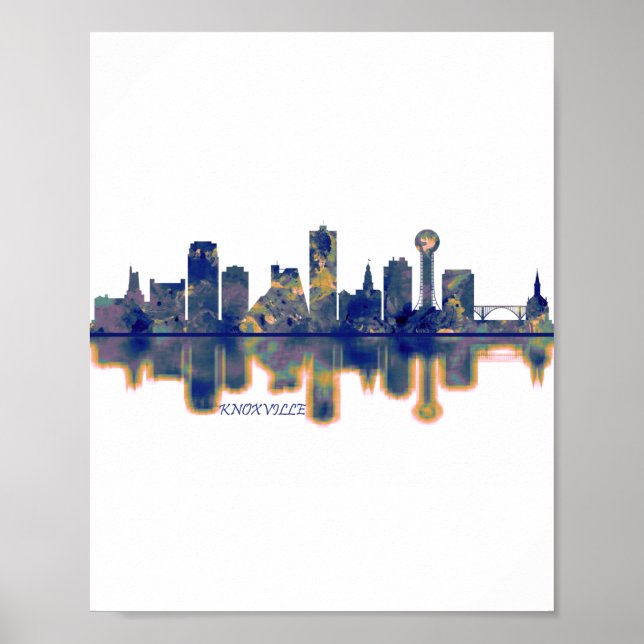 Knoxville Skyline Poster (Framsidan)