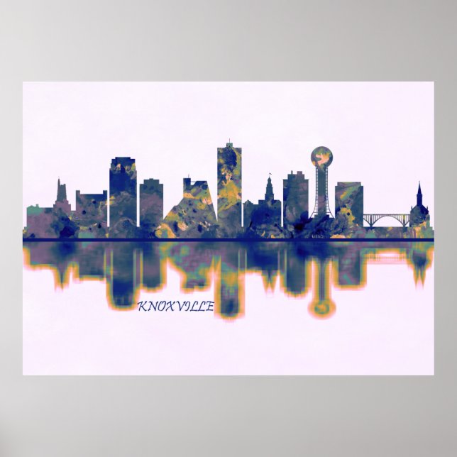 Knoxville Skyline Poster (Framsidan)