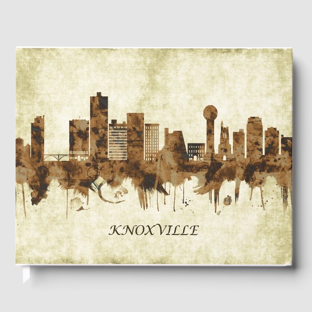 Knoxville Tennessee Cityscape Gästböcker (Framsida)