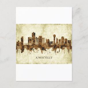 Knoxville Tennessee Cityscape Inbjudan Vykort