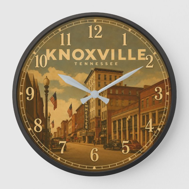 Knoxville Tennessee Downtown  Stor Klocka (Framsida)