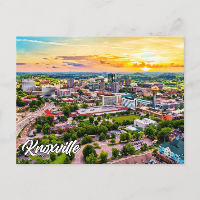 Knoxville, Tennessee, Förenade Stater Vykort (Framsida)