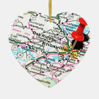 Knoxville Tennessee Julgransprydnad Keramik