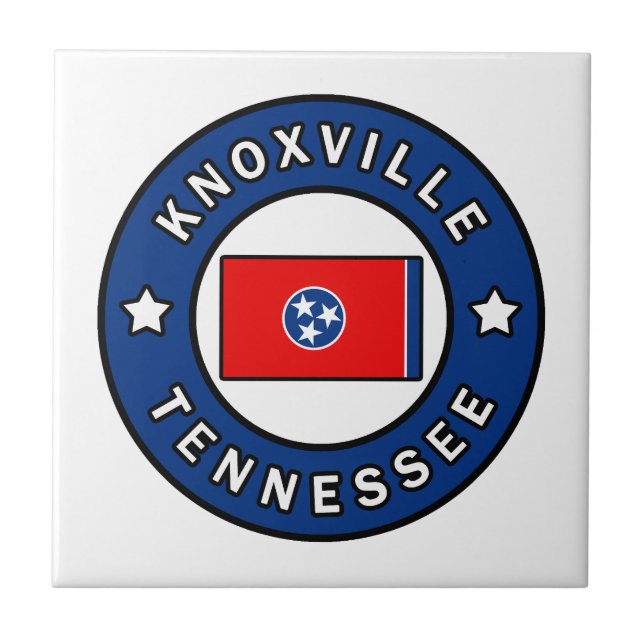 Knoxville Tennessee Kakelplatta (Framsidan)