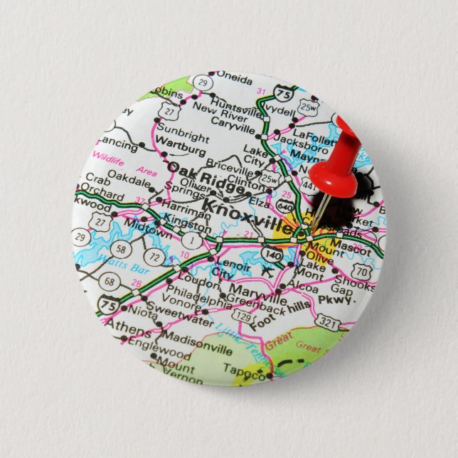 Knoxville Tennessee Knapp (Framsida)