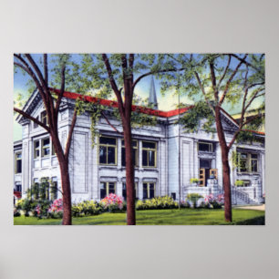 Knoxville Tennessee McGhee bibliotek Poster