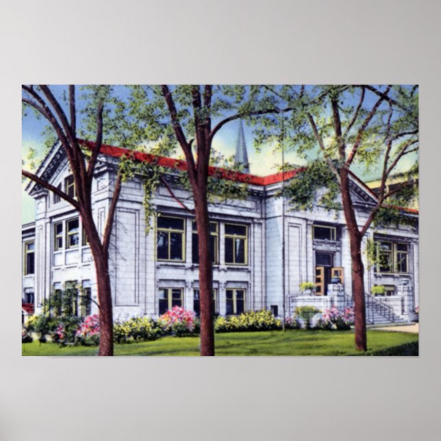 Knoxville Tennessee McGhee Bibliotek Poster (Framsidan)